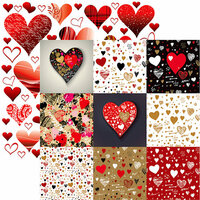 Reminisce - Hashtag Graffitiheart Collection - 12 x 12 Double Sided Paper - Valentine Graffiti