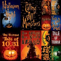 Reminisce - Goosebumps Collection - Halloween - 12 x 12 Cardstock Stickers - Poster