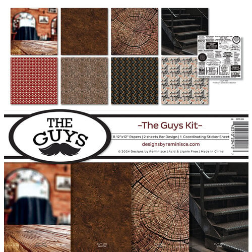 Reminisce - The Guys Collection - 12 x 12 Collection Kit