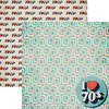 Reminisce - Good Vibes Collection - 12 x 12 Double Sided Paper - I Love the 70's