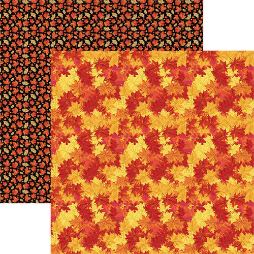 Reminisce - 12 x 12 Double Sided Paper - Autumn Leaves