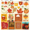 Reminisce - 12 x 12 Cardstock Stickers - Happy Fall