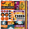 Ella and Viv Paper Company - Halloween Night Collection - 12 x 12 Cardstock Stickers - Elements