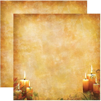 Reminisce - Harvest Collection - 12 x 12 Double Sided Paper - Harvest Glow