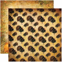 Reminisce - Harvest Collection - 12 x 12 Double Sided Paper - Fall Harvest