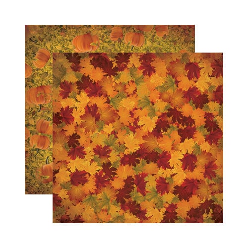 Reminisce - Harvest Collection - 12 x 12 Double Sided Paper - Shades of Autumn