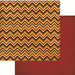 Reminisce - Harvest 2014 Collection - 12 x 12 Double Sided Paper - Harvest Chevron