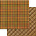 Reminisce - Harvest 2014 Collection - 12 x 12 Double Sided Paper - Harvest Plaid