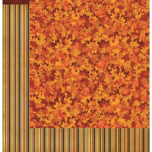 Reminisce - Harvest Collection - 12 x 12 Double Sided Paper - Jump In