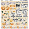 Reminisce - 12 x 12 Cardstock Stickers - Hello Autumn