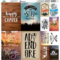 Reminisce - Happy Camper Collection - 12 x 12 Cardstock Stickers - Poster