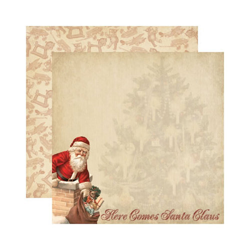 Reminisce - Vintage Christmas Collection - 12 x 12 Double Sided