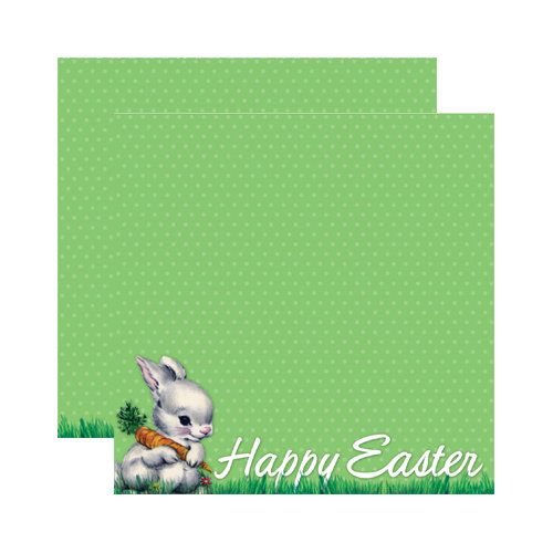 Reminisce - Happy Easter Collection - 12 x 12 Double Sided Paper - Happy Easter