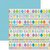 Reminisce - Happy Easter Collection - 12 x 12 Double Sided Paper - Easter Basket Stripe