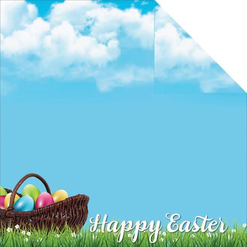 Reminisce - Happy Easter Collection - 12 x 12 Double Sided Paper - Happy Easter