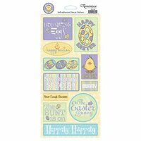 Reminisce - Happy Easter - Cardstock Stickers - Happy Easter