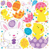 Reminisce - Happy Easter Collection - 12 x 12 Cardstock Stickers - Icon