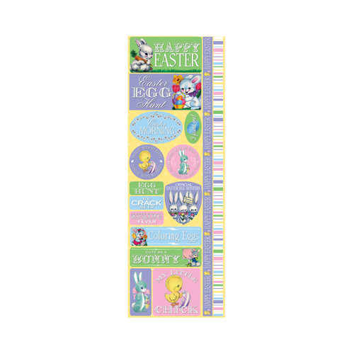 Reminisce - Happy Easter Collection - Cardstock Stickers - Combo