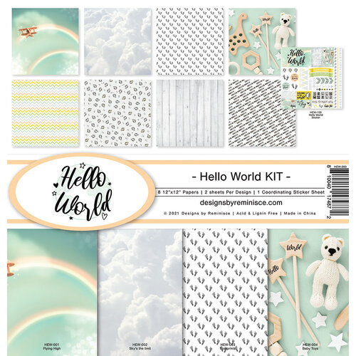 Reminisce - Hello World Collection - 12 x 12 Collection Kit