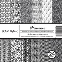 Reminisce - Hand Drawn Collection - 6 x 6 Paper Pack