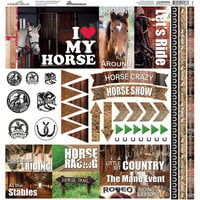 Horse Scrapbook Kit for Girls  Equestrian DIY Scrapbooking Kit