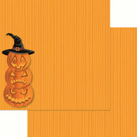Reminisce - Halloween Party Collection - 12 x 12 Double Sided Paper - Jack Stack
