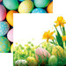 Reminisce - Hello Spring Collection - 12 x 12 Double Sided Paper - Happy Easter