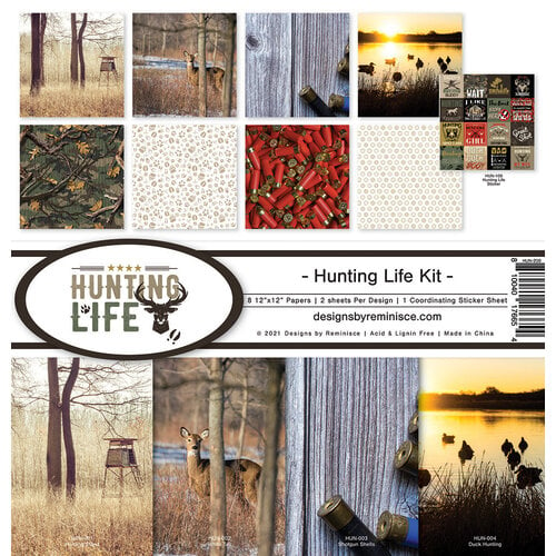 Reminisce - Hunting Life Collection - 12 x 12 Collection Kit