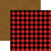 Reminisce - Hunters Paradise Collection - 12 x 12 Double Sided Paper - Hunter's Plaid