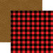 Reminisce - Hunters Paradise Collection - 12 x 12 Double Sided Paper - Hunter's Plaid