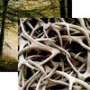 Reminisce - Hunters Paradise Collection - 12 x 12 Double Sided Paper - Antlers