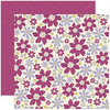Reminisce - In Bloom Collection - 12 x 12 Double Sided Paper - The Power of Flowers