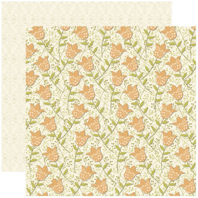 Reminisce - In Bloom Collection - 12 x 12 Double Sided Paper - Tiptoe Through the Tulips