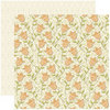 Reminisce - In Bloom Collection - 12 x 12 Double Sided Paper - Tiptoe Through the Tulips