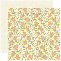 Reminisce - In Bloom Collection - 12 x 12 Double Sided Paper - Tiptoe Through the Tulips