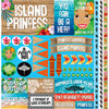 Reminisce - Island Princess Collection - 12 x 12 Cardstock Stickers - Elements