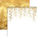 Reminisce - Its Party Time Collection - 12 x 12 Double Sided Paper - Glittering Gold