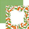 Reminisce - Irish Sass Collection - 12 x 12 Double Sided Paper - Irish Flag