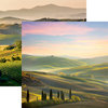 Reminisce - Italy Collection - 12 x 12 Double Sided Paper - Tuscany