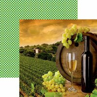 Reminisce - Italia Collection - 12 x 12 Double Sided Paper - The Vineyard