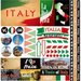 Reminisce - Italia Collection - 12 x 12 Cardstock Stickers - Elements