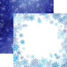 Reminisce - Jack Frost Collection - 12 x 12 Double Sided Paper - Frosted