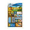 Reminisce - Jetsetters Collection - 3 Dimensional Die Cut Stickers - Kansas