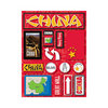 Reminisce - Jetsetters Collection - 3 Dimensional Die Cut Stickers - China