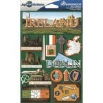 Reminisce - Jetsetters Collection - 3 Dimensional Die Cut Stickers - Ireland
