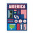 Reminisce - Jetsetters Collection - 3 Dimensional Die Cut Stickers - America