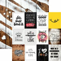 Reminisce - Love At First Bite Collection - 12 x 12 Double Sided Paper - Tasty