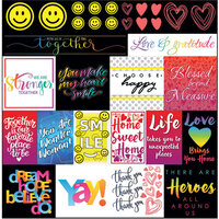 Reminisce - Love and Gratitude Collection - 12 x 12 Elements Sticker