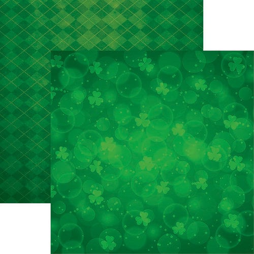 Reminisce - Lucky Charm Collection - 12 x 12 Double Sided Paper - Lucky Irish Too