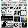 Reminisce - Through The Lens Collection - 12 x 12 Cardstock Stickers - Elements